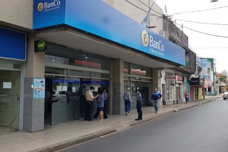 Corrientes: Tres casos de Coronavirus en el Banco de Corrientes.